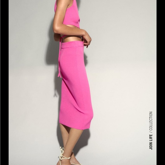 Zara 2-piece Pink Top and Skirt set - size M - Picture 10 of 12